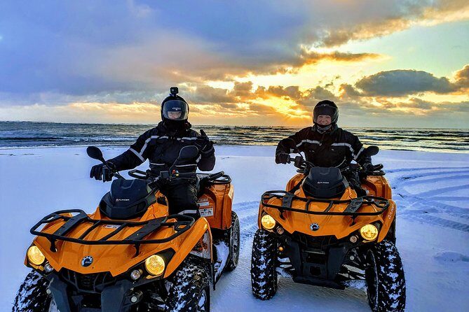 Black Beach ATV - QUAD Tour - Gear that actually helps on a windy black beach
