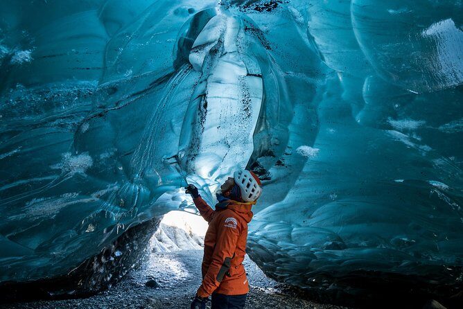 Blue Ice Cave Adventure - Gear is not optional here, and you don’t carry it