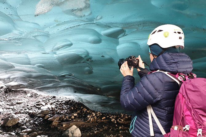 Crystal Ice Cave Adventure - What you wear (and what you don’t): crampons still need good choices