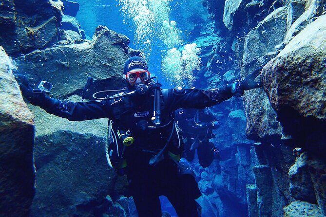 Dive the Divide: Silfra Fissure Scuba Tour | Meet at Thingvellir - The Entry Process: Ladder Down, Waist-Deep Checks, Then In