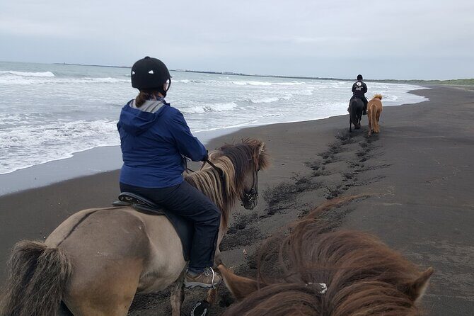 Family Horse Riding Tour in Thorlakshofn - Riding Icelandic horses from Þorlákshöfn toward Krýsuvík’s lava fields
