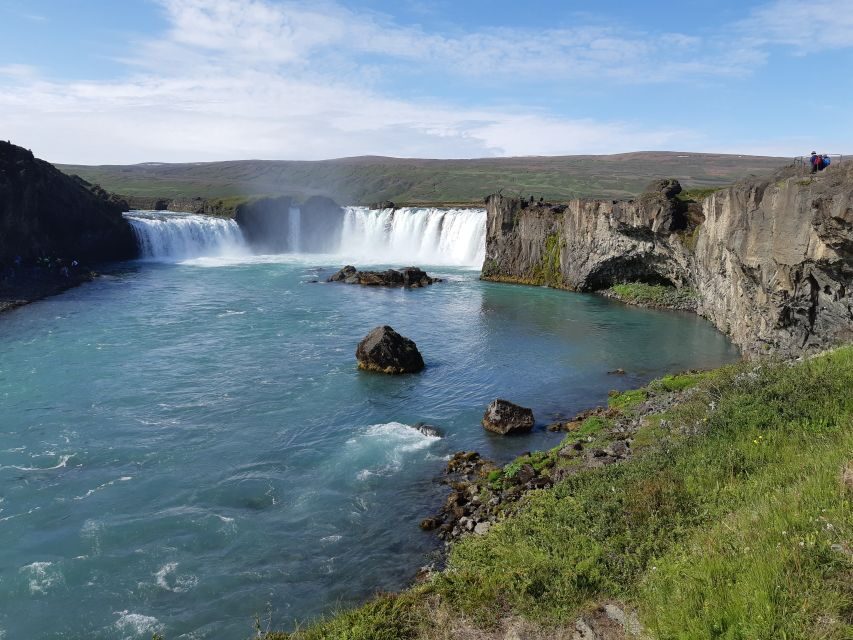 From Akureyri: Godafoss and Lake Myvatn - Hverir mud pits: watch your step and listen to the ground