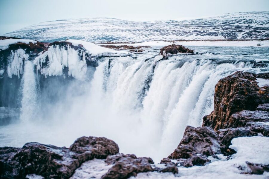 From Akureyri: Goðafoss Waterfall Winter Tour