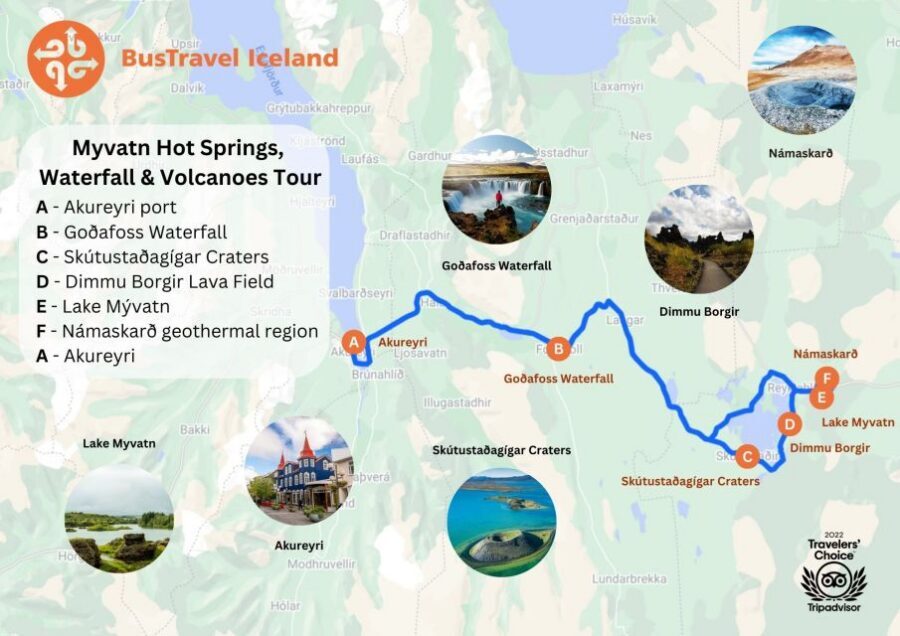 From Akureyri: Myvatn Lake, Craters, & Waterfall Tour - Key Points Before You Go