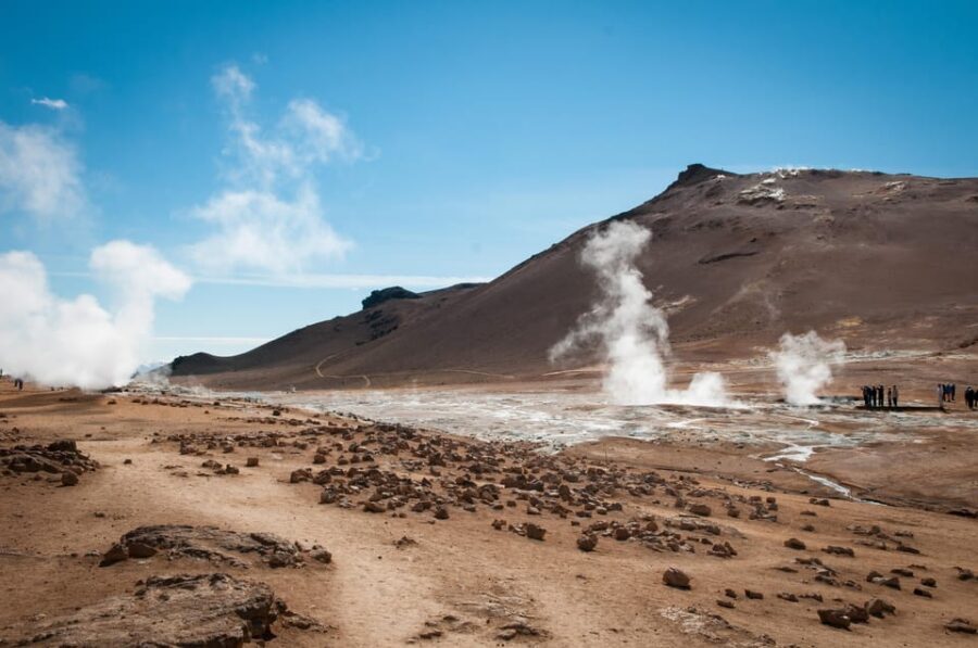 From Akureyri: Mývatn Lake & Goðafoss CruiseShip tour +Lunch - Reykjahlíð break and your packed lunch: keeping energy steady