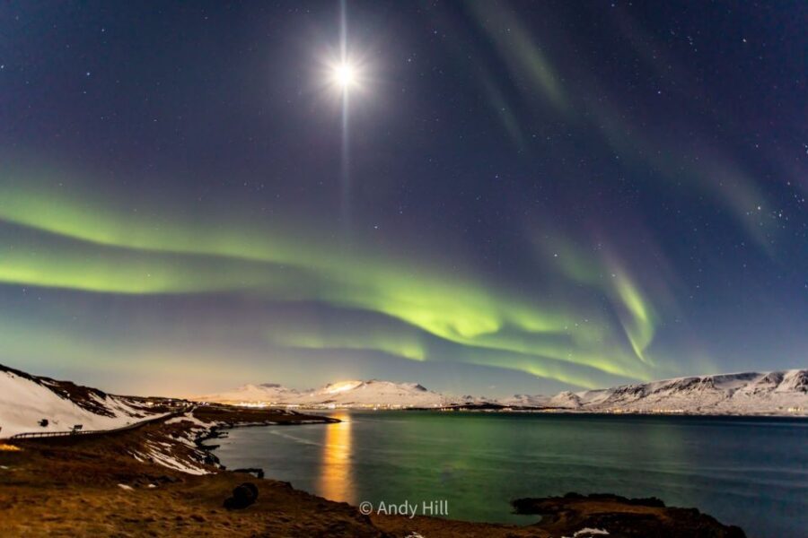 From Akureyri: Northern Lights Tour - The aurora hunt route: leaving street lights behind