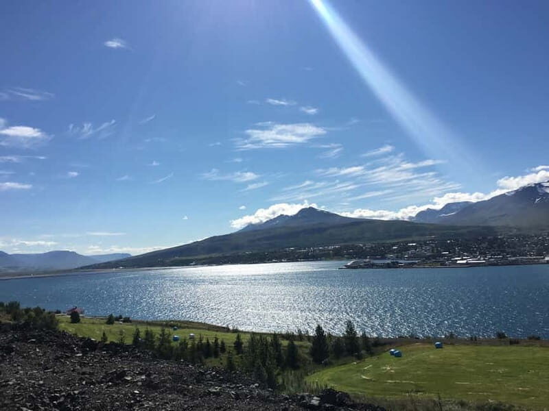 From Akureyri Port: Diamond Circle Guided Day Trip w/ Lunch - Námaskarð Geothermal Area: Mud, Steam, and Myth-Making Talk