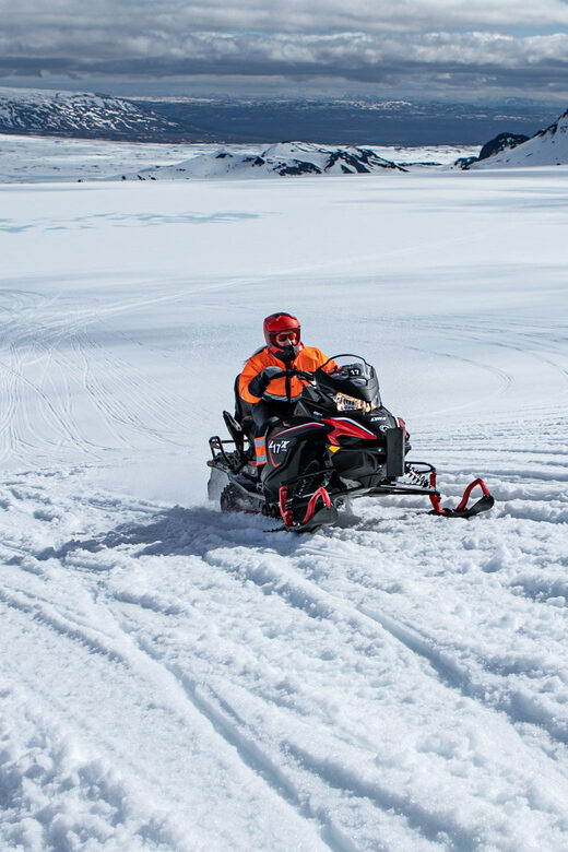 From Geysir: Snowmobiling & Ice Cave on Langjökull Glacier - From Skjól to Langjökull: The truck ride and glacier viewpoints