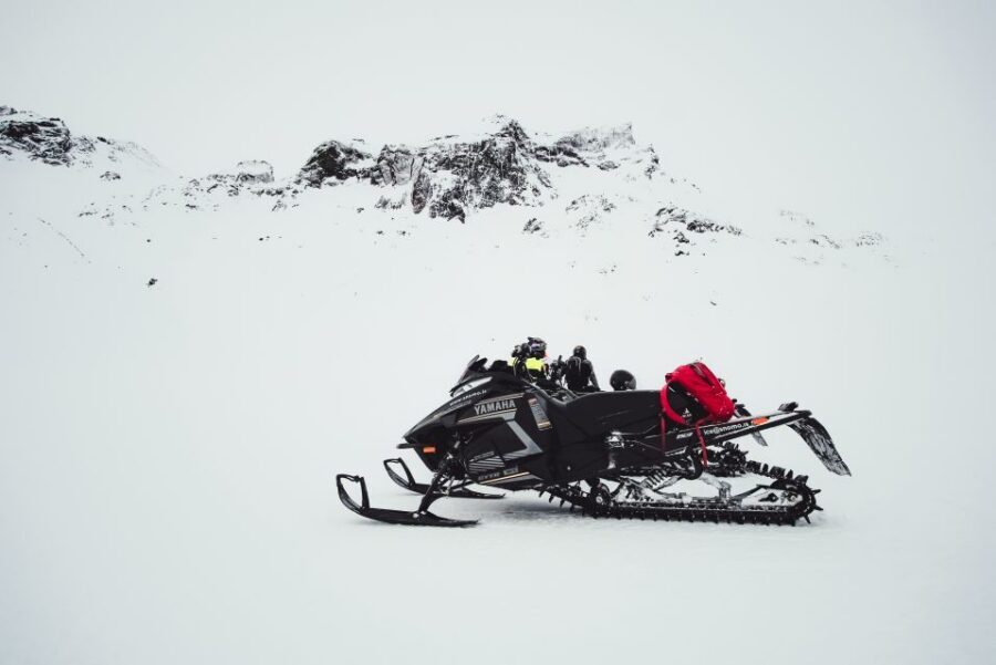 From Gullfoss: Glacier Rush on Langjökull Glacier - Your one-hour glacier ride on 1000cc, 140-HP single-rider machines