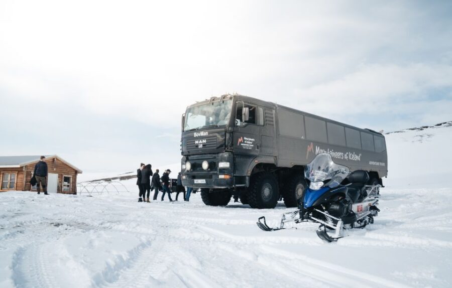 From Gullfoss: Langjökull Glacier Snowmobile Tour - Base camp gear: the part you’ll be glad you take seriously