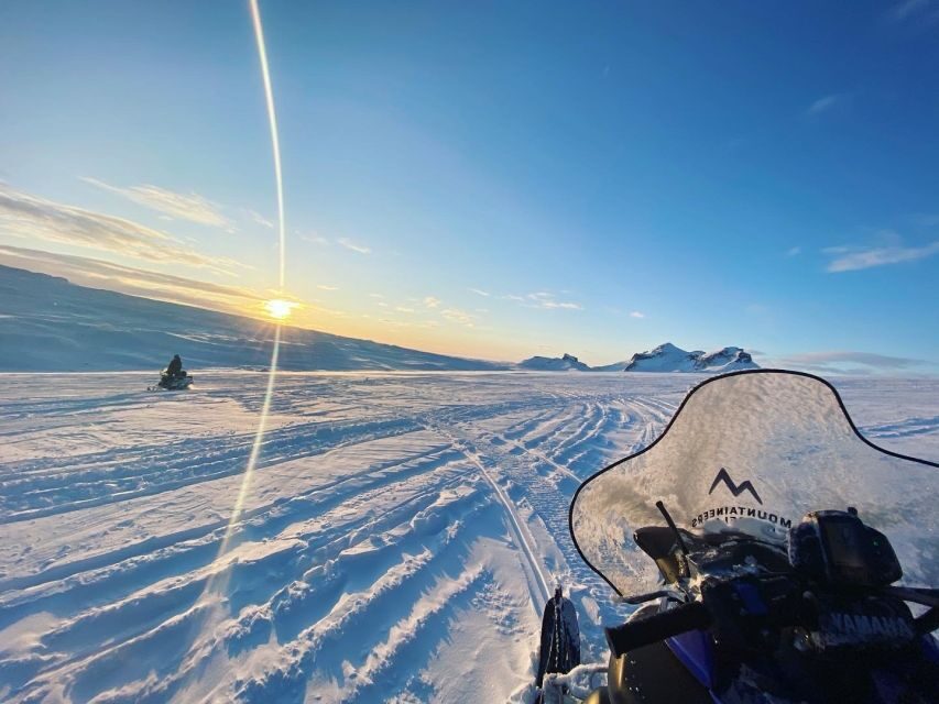 From Gullfoss: Langjökull Ice Cave and Snowmobile Tour - Snowmobile on Langjökull Glacier: the four-hour rush with an ice-cave payoff