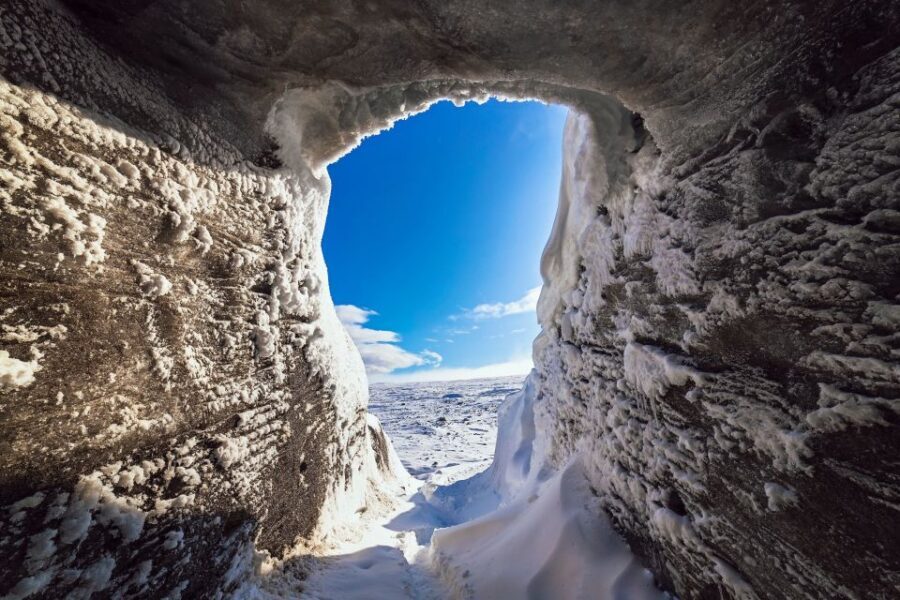 From Gullfoss: Langjökull Ice Cave and Snowmobile Tour - The ice cave tour: where the day slows down