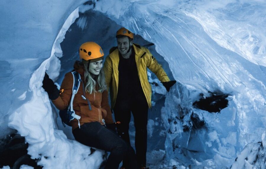 From Jökulsárlón: Crystal Blue Ice Cave Super Jeep Tour - The ice cave color: manage expectations for crystal blue perfection