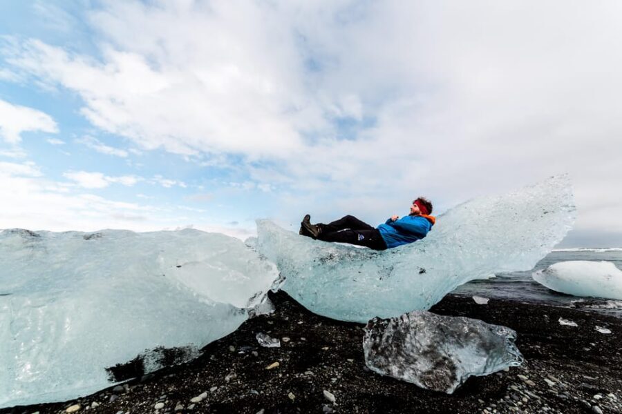 From Reykjavík: 2-Day South Coast Adventure - Jökulsárlón Glacier Lagoon from Shore: Icebergs and Seals