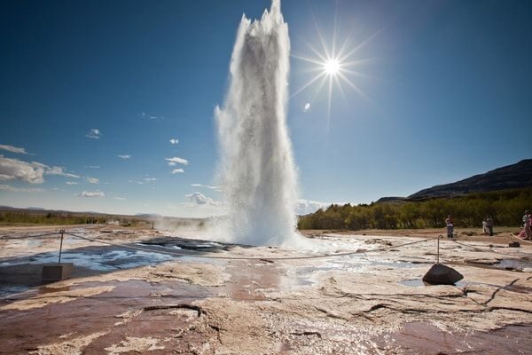 From Reykjavik: Best of Golden Circle Guided Tour - Geysir and Strokkur: Seeing Hot Water Launch Into the Air