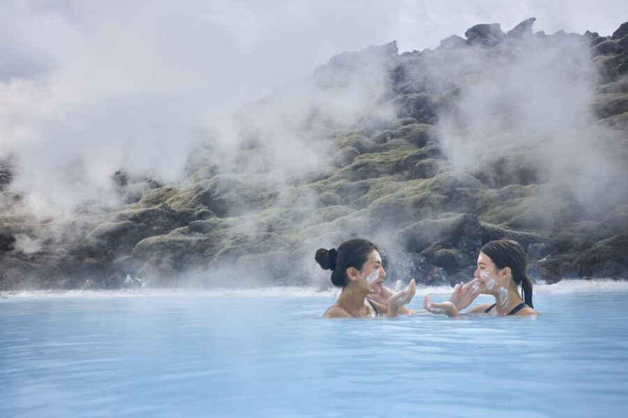 From Reykjavik: Blue Lagoon Admission with Transfers - Entering the Blue Lagoon: towels, lockers, showers, and the silica-mud moment