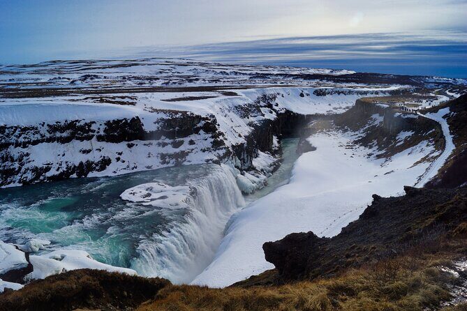 From Reykjavik: Full Day Private Golden Circle Tour in Iceland - Kerið Crater: Red and Green Slopes With Blue Water