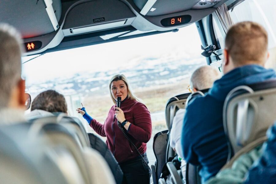 From Reykjavik: Golden Circle and Glacier Snowmobile Tour - Geysir Hot Springs: Strokkur eruptions you can almost time by your watch