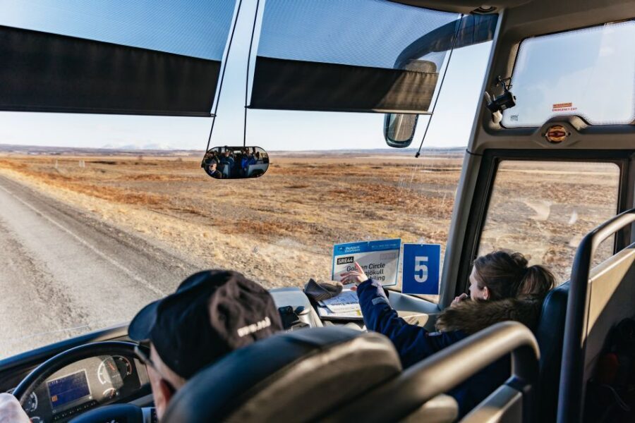 From Reykjavik: Golden Circle and Glacier Snowmobiling - Langjökull glacier: the cold-weather piece you actually came for