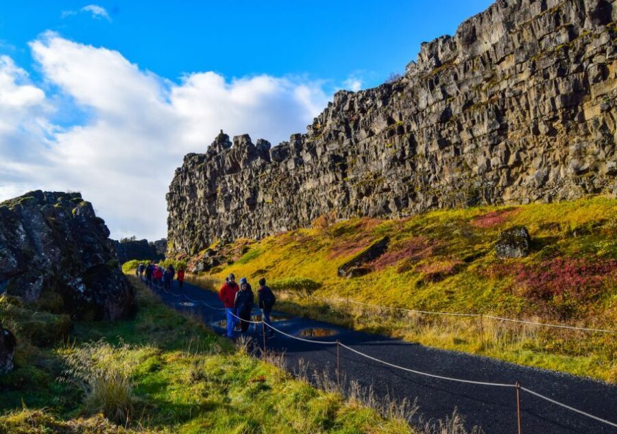 From Reykjavik: Golden Circle and Lava Caving Adventure - Þingvellir National Park: Parliament Fields and the rift you can see