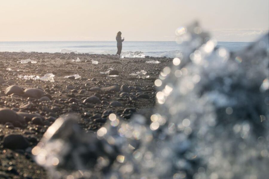 From Reykjavik: Jökulsárlón Glacier Lagoon and Diamond Beach - Diamond Beach: black sand, ice clumps, and movie-location vibes