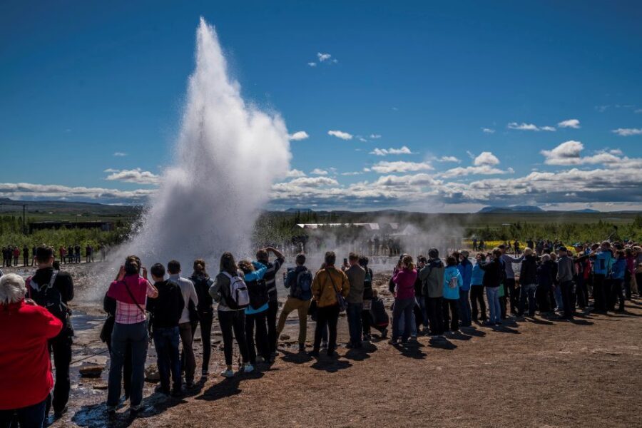 From Reykjavik Port: Golden Circle Shore Excursion - Geysir geothermal area: watching an active system work