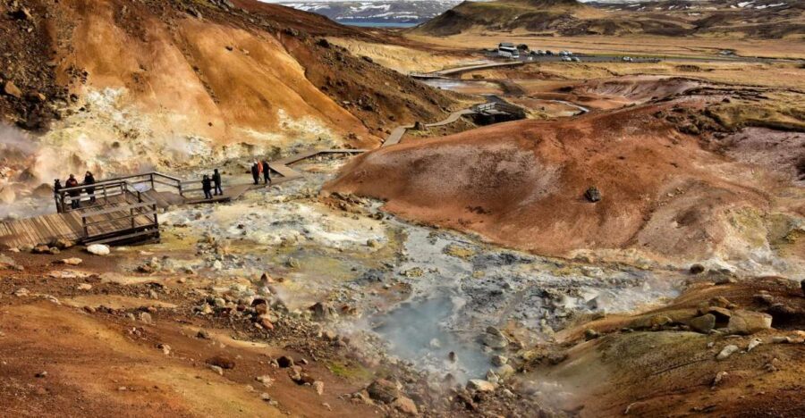 From Reykjavik: Reykjanes Geopark Tour & Airport Transfer - Kleifarvatn Lake: a fissure-fed stop that sets the tone