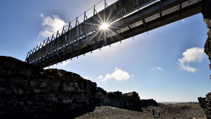 From Reykjavik: Reykjanes Geopark Tour & Airport Transfer - Reykjanesviti lighthouse and the coast’s wide views