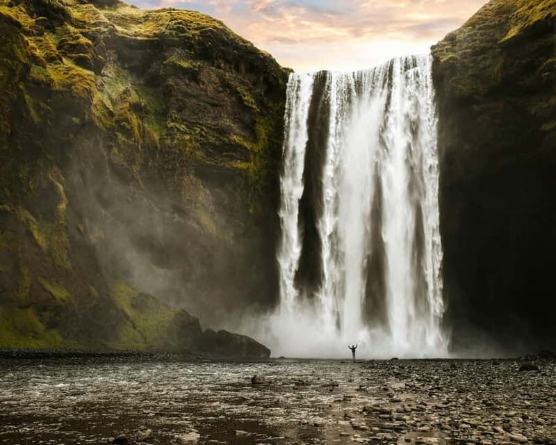 From Reykjavík: South Coast Highlights Day Tour - Skógafoss: the waterfall that teaches scale