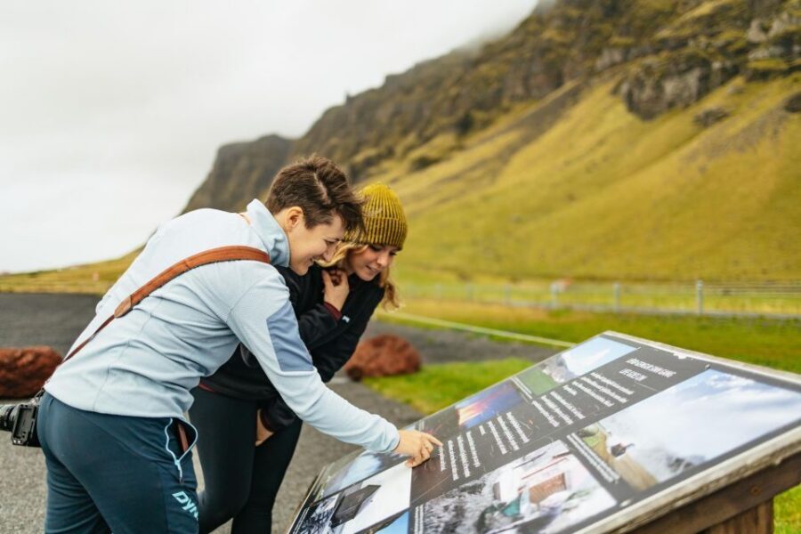 From Reykjavík: Waterfalls, Black Beach & Glacier Day Trip - Solheimajokull glacier hike: the moment the tour changes gears