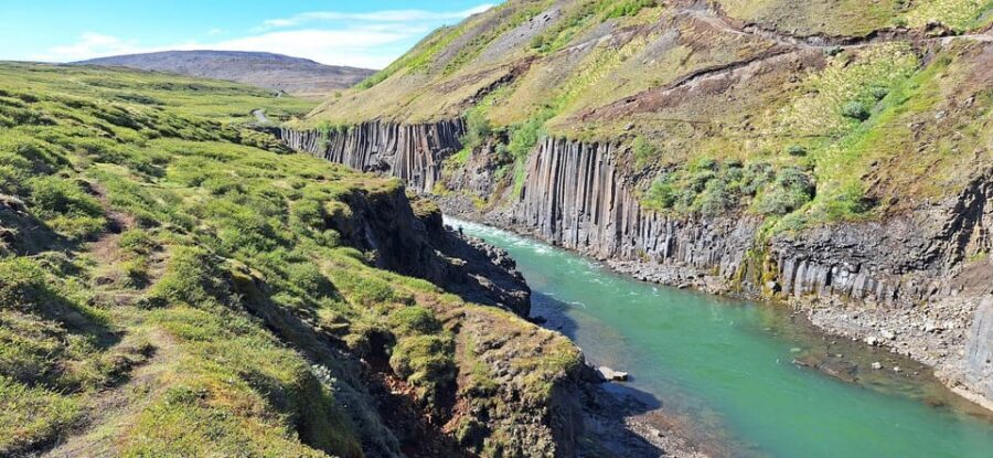 From Seyðisfjörður Port: Stuðlagil Canyon and Reindeer Park