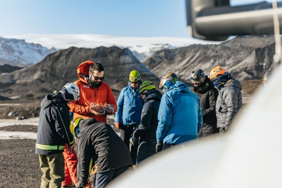 From Vik: Katla Ice Cave and Super Jeep Tour - Katla Ice Cave inside: blue ice, black ash, and why no two visits match