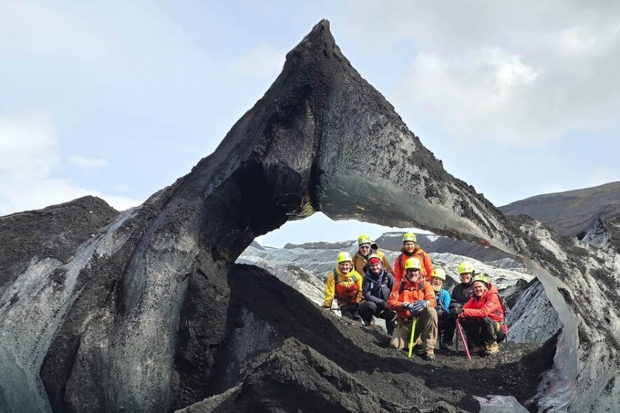 Glacier Hike, South Coast Iceland, Black Beach & Sky Lagoon