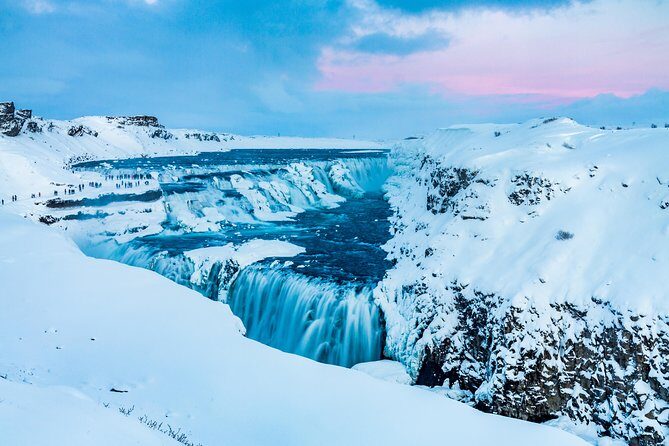 Golden Circle and Glacier Snowmobile Experience from Reykjavik - Gullfoss Waterfall Walk: Why Two Levels Feel Bigger in Real Life