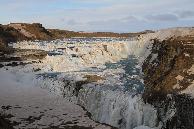 Golden Circle Glacier Super Jeep Tour / guided private tour - Gullfoss: the two-stage waterfall that eats the sky