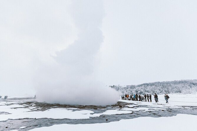 Golden Circle, Kerid and Sky Lagoon Small Group Day Tour - Geysir and Strokkur: patience pays, and you’ll likely catch eruptions