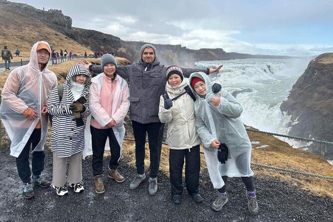Golden Circle : Private Guided Day Tour + Blue Lagoon(Optional) - Gullfoss Falls: Two Tiers, Turquoise Water, and a Sound You Feel