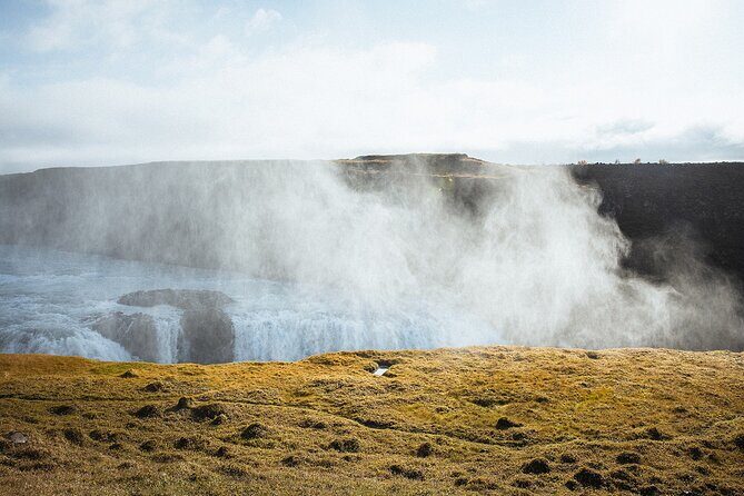 Golden Circle | Private Tour | PRO Photo Package - Kerið crater: milky-blue water, black-red slopes, and an off-road photo surprise