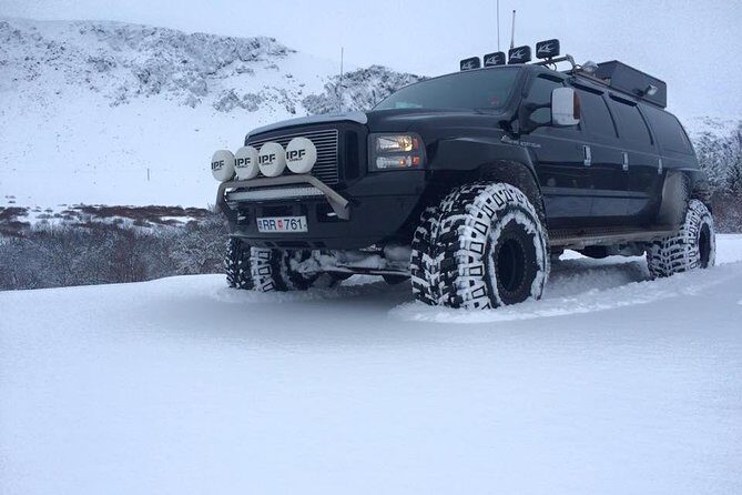 Golden Circle Super Jeep Adventure with Snowmobiling on Glacier - Thingvellir National Park: where geology becomes a walk you can feel