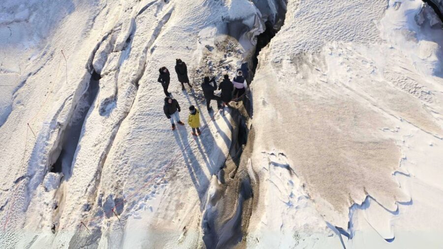 Gullfoss: Ice Cave and Glacier Tour in Glacier Monster Truck - Meeting at Gullfoss: start at the upper parking area