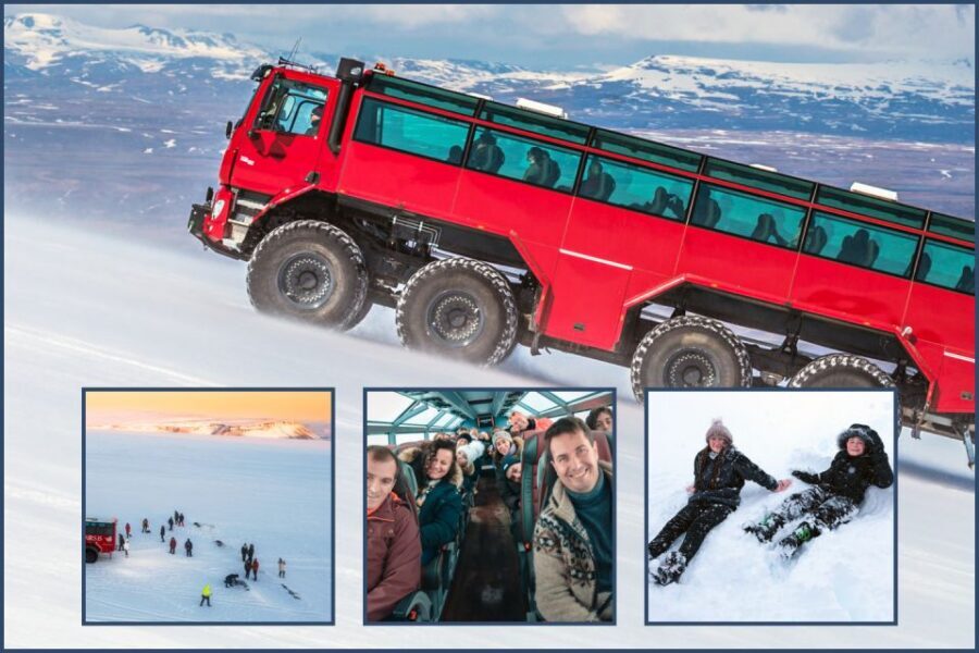 Gullfoss: Sleipnir Monster Truck Tour of Langjökull Glacier - Langjökull guided time: crampons, science, and safety-first walking