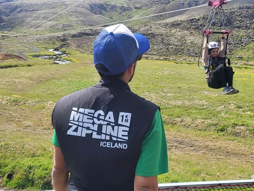 Hveragerdi: Mega Zipline Experience - The 13 m free-fall drop for thrill seekers