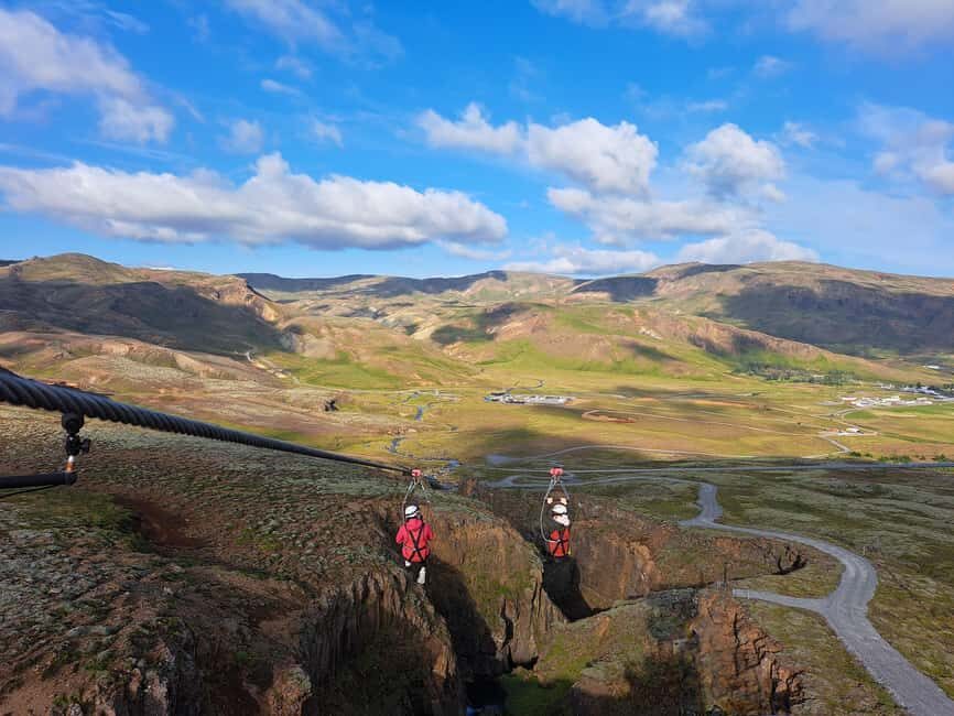 Hveragerdi: Mega Zipline Experience