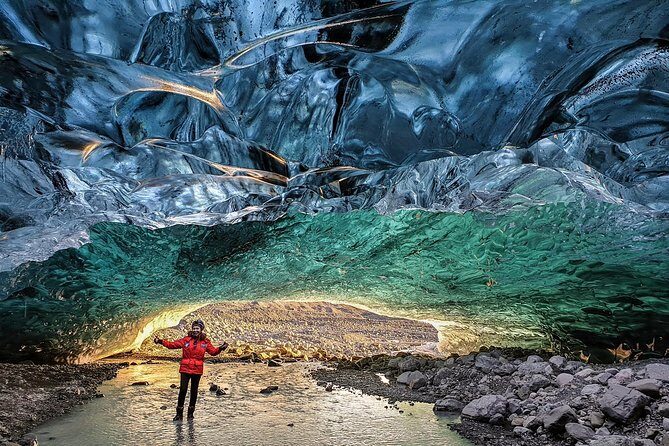 Ice Cave and Glacier Walk into Blue Glacier Canyon - Ice cave time: what you’re really seeing inside the glacier