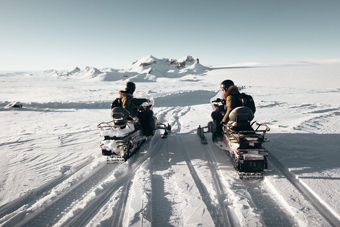 Ice Cave and Snowmobile Tour from Gullfoss