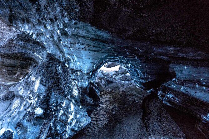 Ice Cave Katla, South Coast Waterfalls & Black Sand Beach Private - Skógafoss: Big Water, a Gold Legend, and Stairs You Might Actually Climb