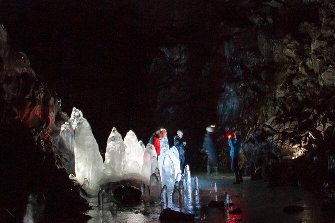 Ice Cave Lofthellir exploration - A permafrost Cave inside a magma tunnel. - Off-road volcanic outback: why the drive is more than transport