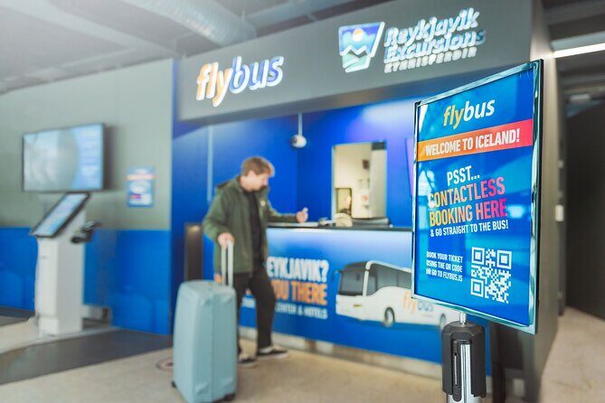 Iceland Airport Transfer from Reykjavík Hotels to KEF Airport - Arriving at Keflavík: getting to the terminal with your bags