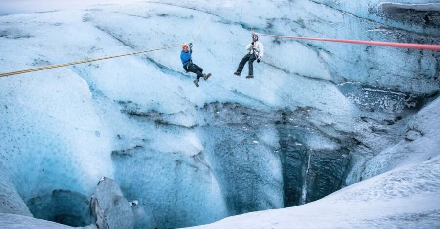 Iceland: Glacier Zip Line Tour with Hike or Ice Cave Visit - Key things you should know before you book