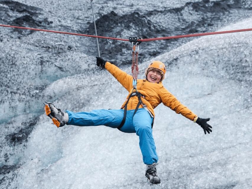 Iceland: Glacier Zip Line Tour with Hike or Ice Cave Visit - Photos included: how the picture package helps without slowing you down